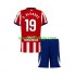 Camisola Atlético Madrid Julian Alvarez 19 Criança Equipamento Primeiro 2026-2027 Manga Curta